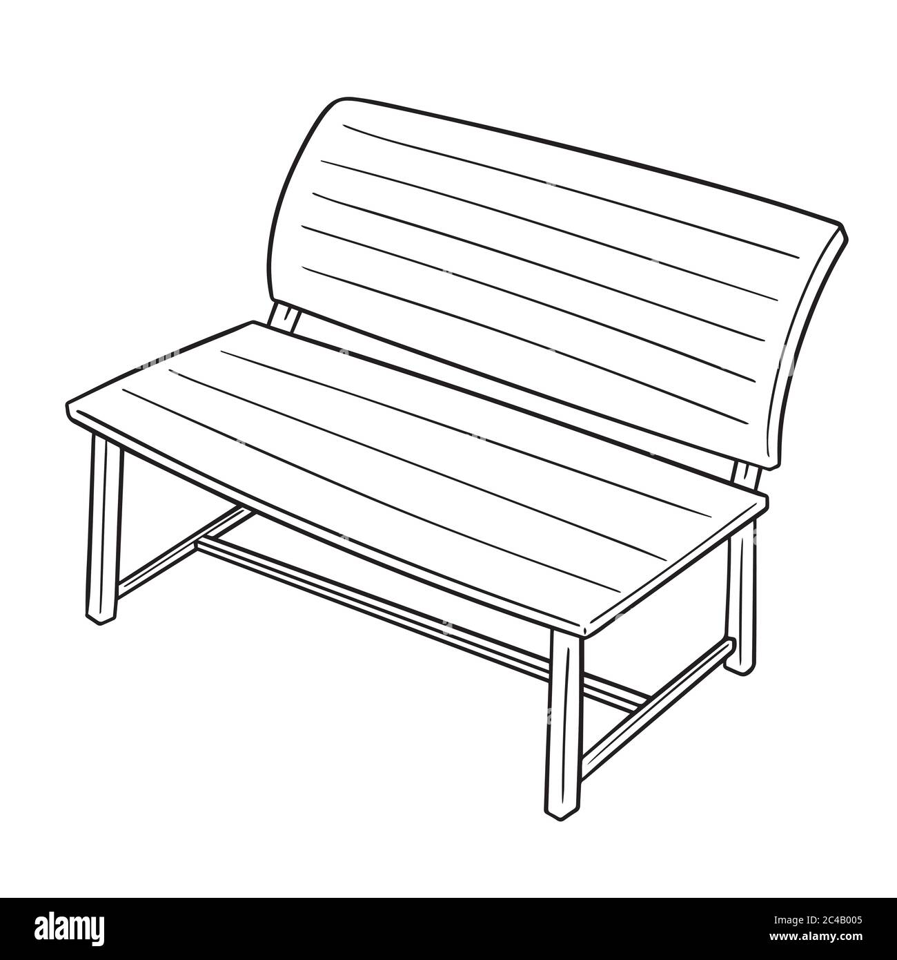 vector of bench Stock Vector Image & Art Alamy