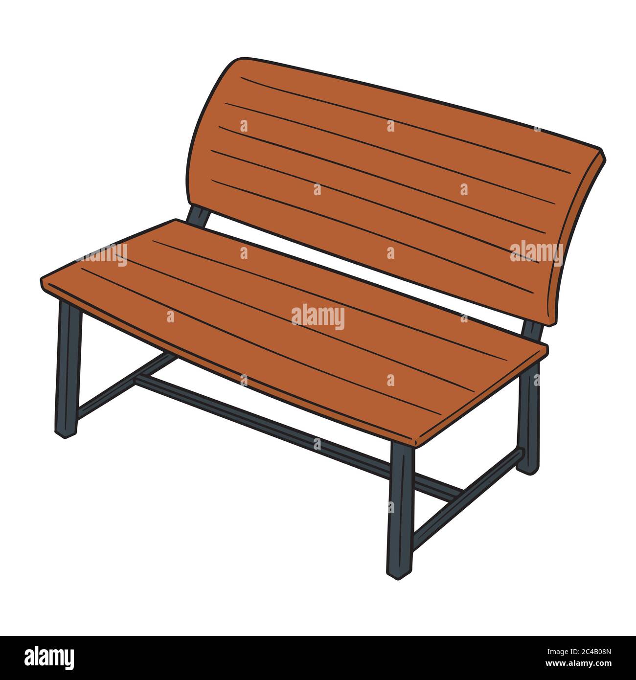vector of bench Stock Vector Image & Art Alamy