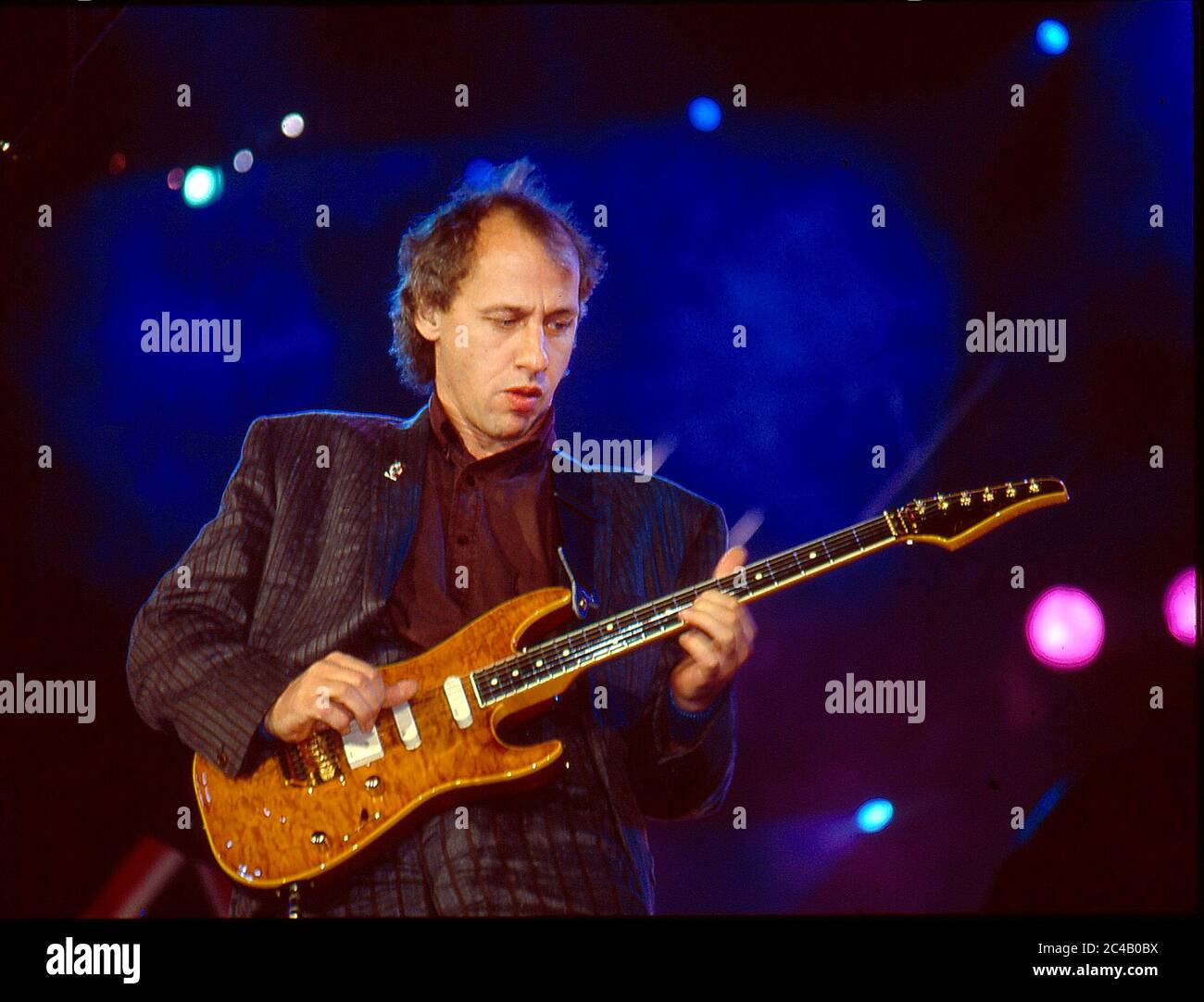 Dire Straits at Wembley Arena 1988 Stock Photo