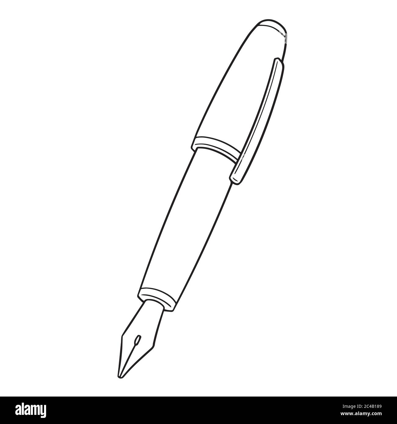vector of fountain pen Stock Vector Image & Art - Alamy