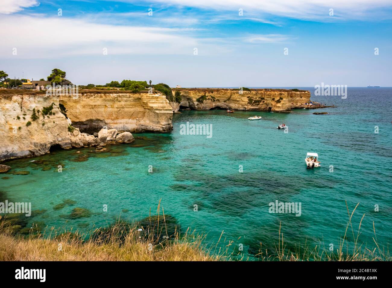 Faraglioni di Torre Sant Andrea, Puglia, Salento, Italy, Otranto Stock ...