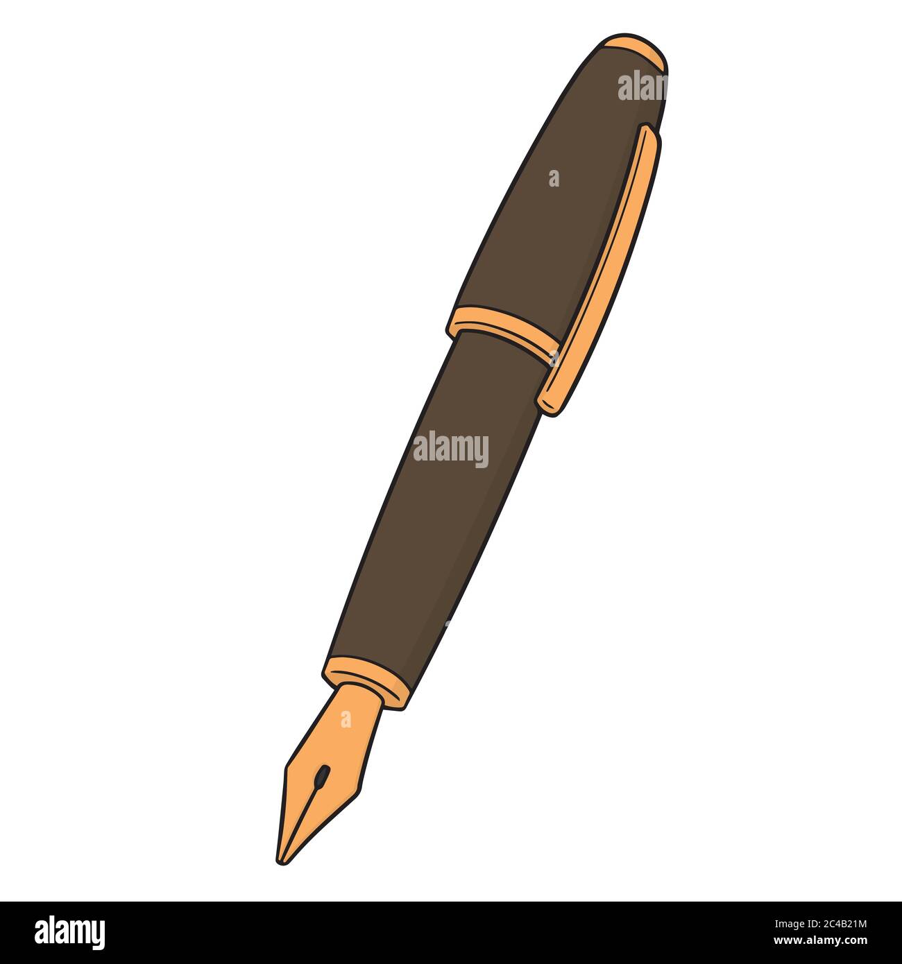 Fountain pen clipart hi-res stock photography and images - Alamy