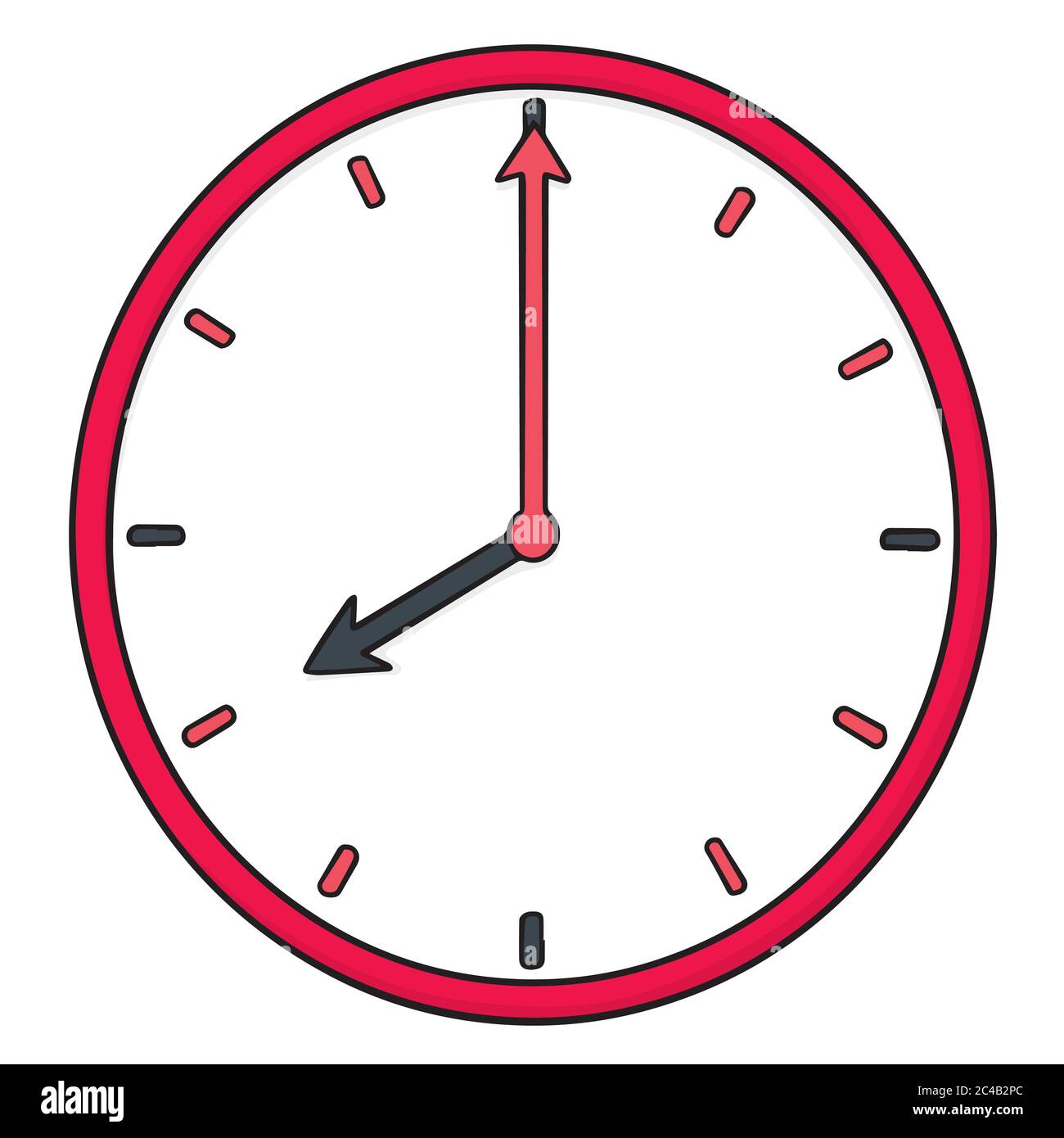vector of clock Stock Vector Image & Art Alamy