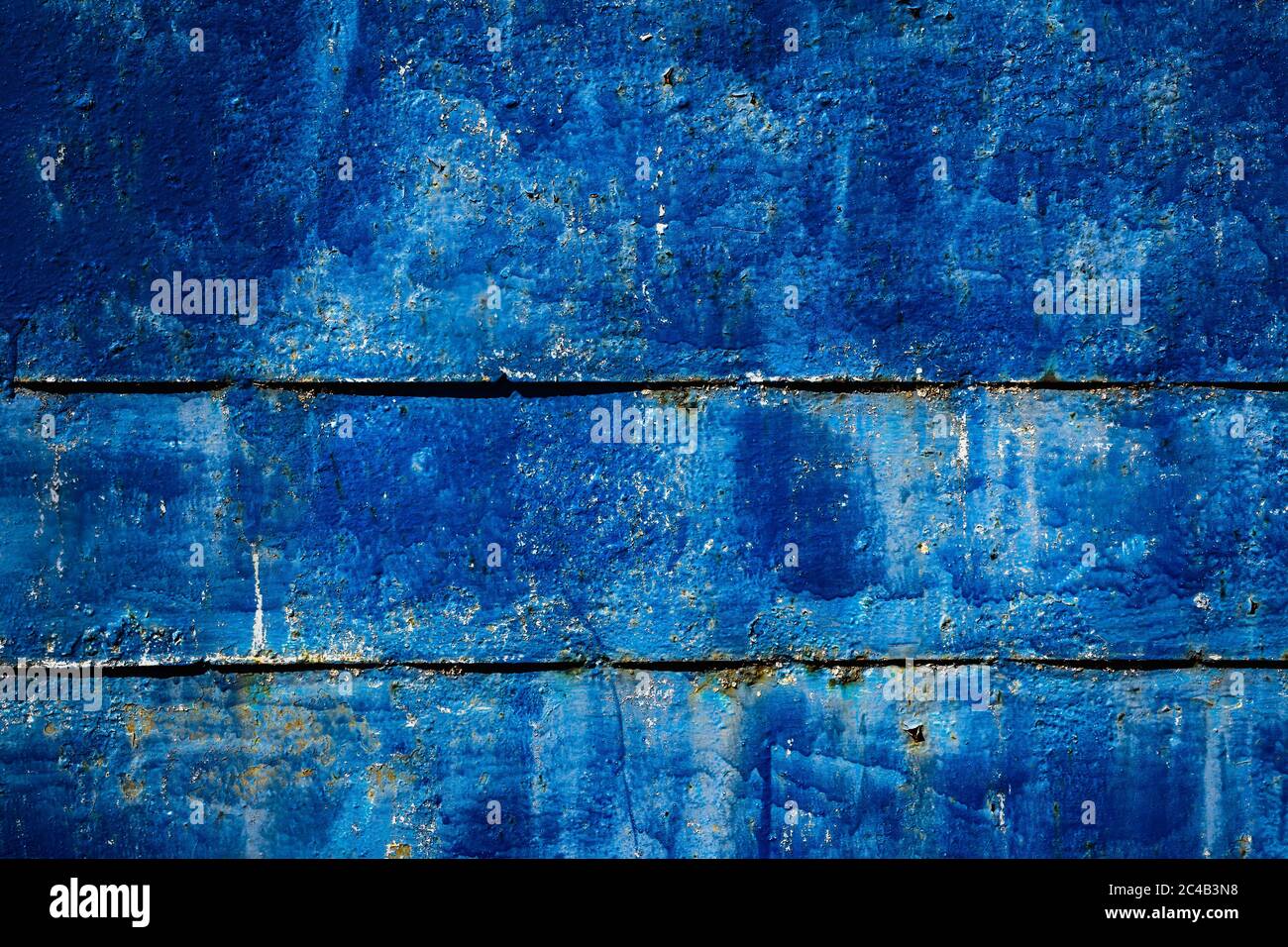 Dark blue rusty metal texture Stock Photo