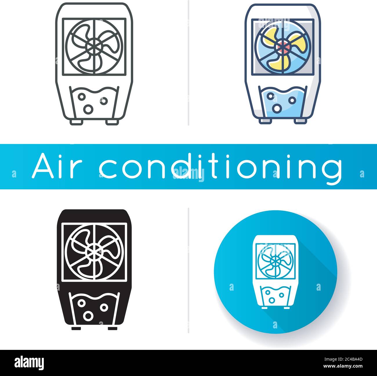 Evaporative cooling device icon Stock Vector Image & Art Alamy