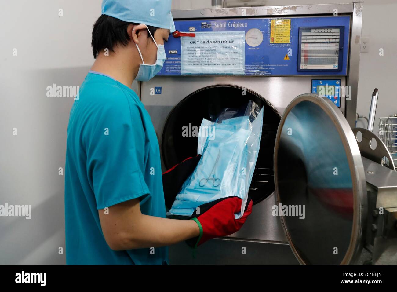 Autoclave surgical instruments sterilization hospital hires stock