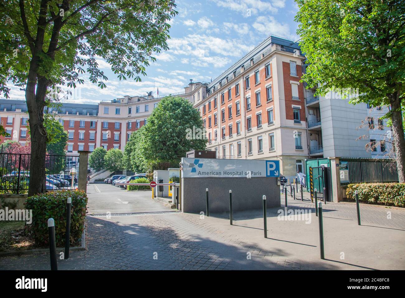 American hospital, Europe, France, Neuilly sur Seine. Stock Photo