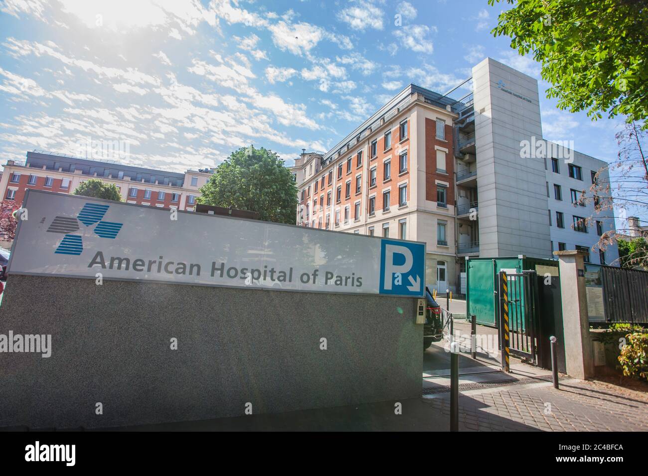 American hospital, Europe, France, Neuilly sur Seine. Stock Photo