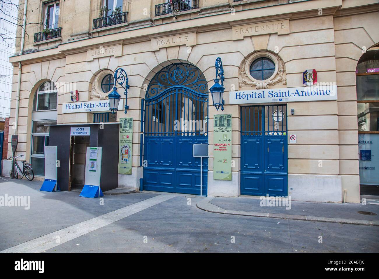 Saintantoine hospital in paris Stock Photo Alamy