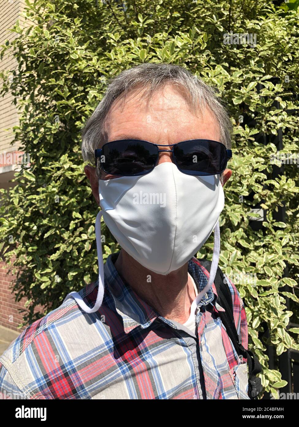 Protective mask during the pandemic of covid-19. Stock Photo