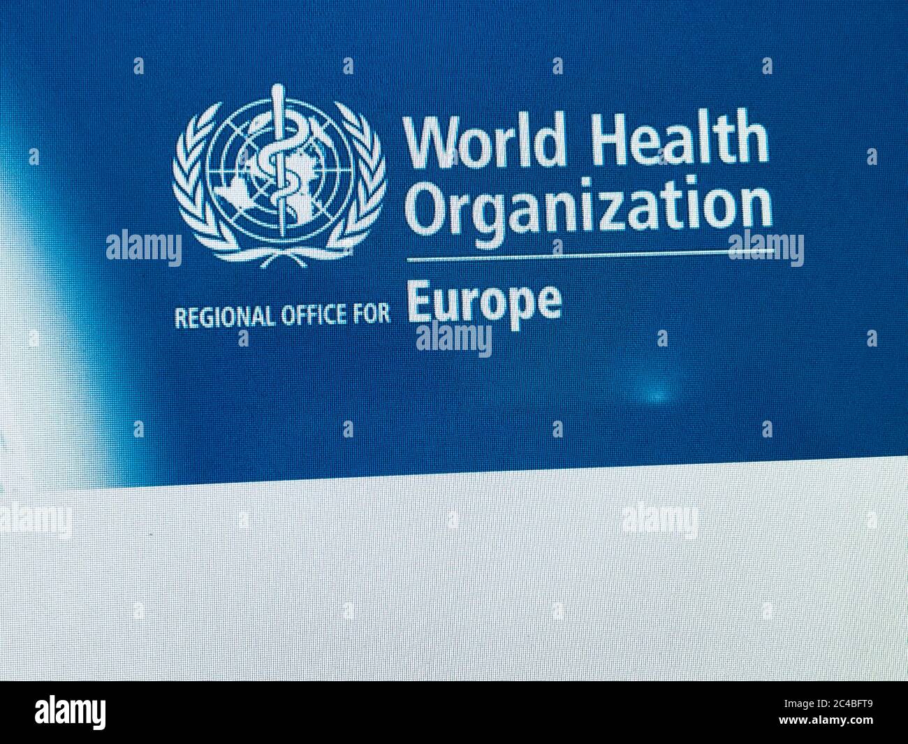 World Health Organisation Stock Photo