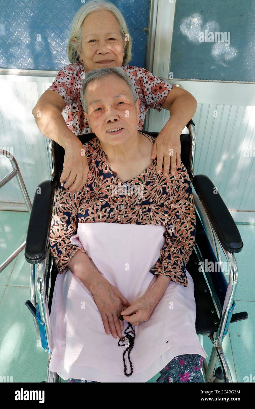 Retirement home for poor women run by dominican sisters Stock Photo