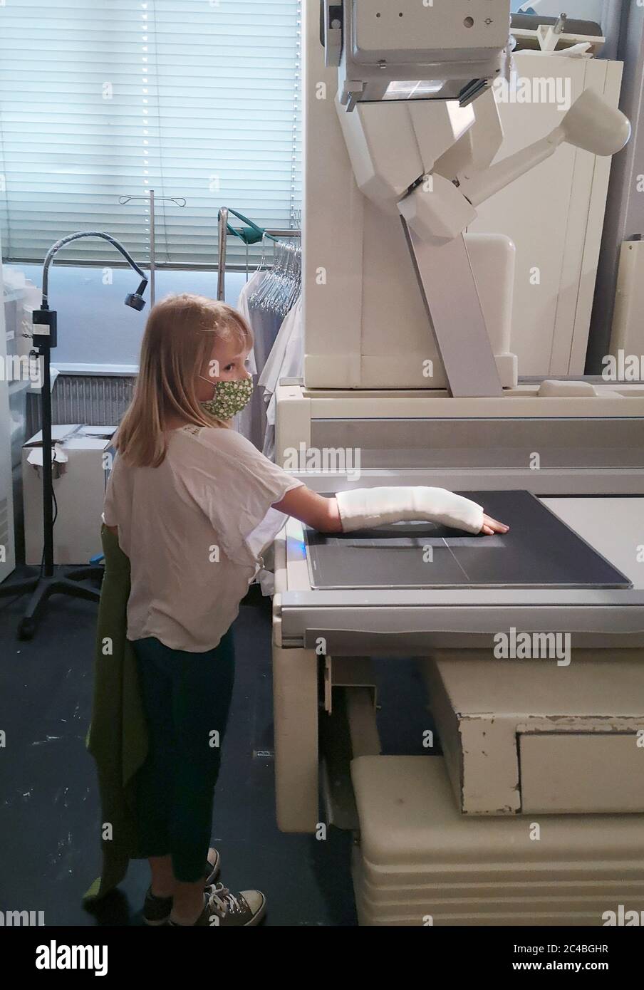 Broken wrist control xray Stock Photo Alamy