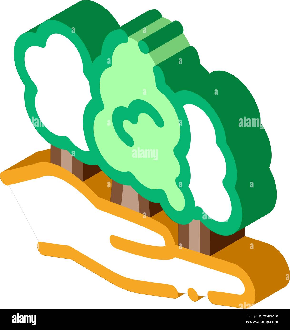 forest safe isometric icon vector illustration Stock Vector Image & Art