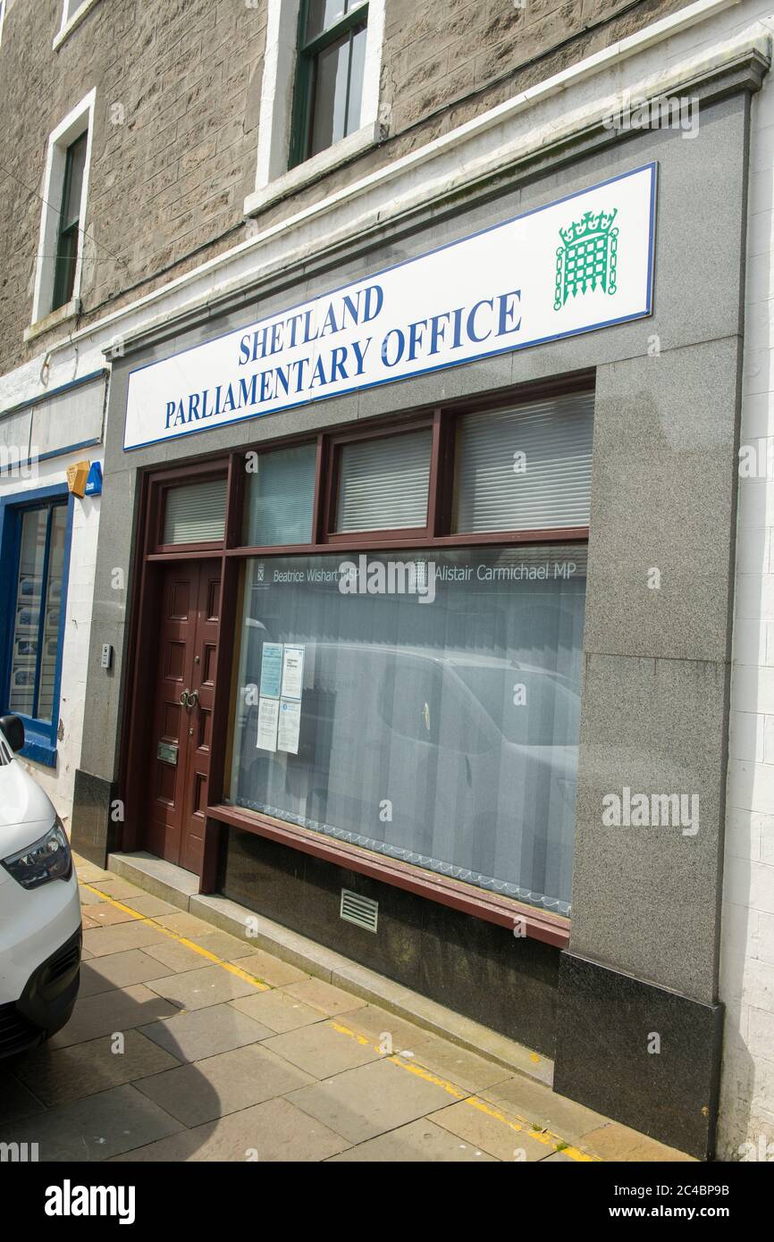 Shetland Parliamentary offices in Lerwick Shetland Stock Photo