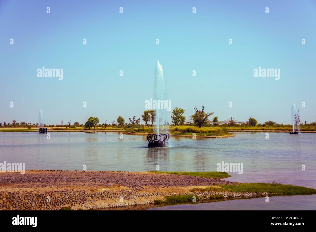 Love Lake, Al Qudra United Arab Emirates Desktop Stock Photo