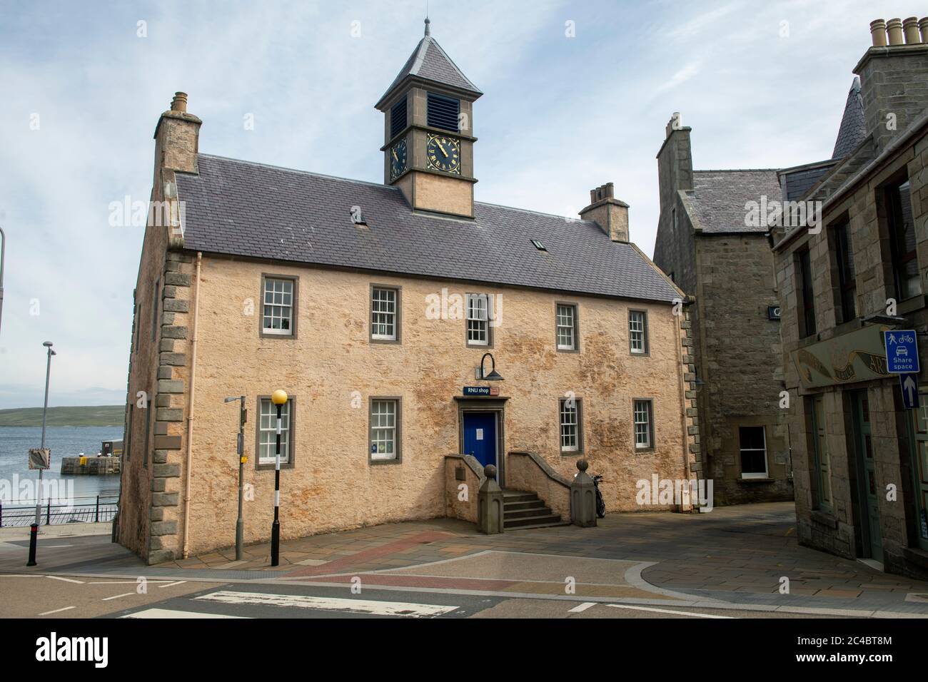 Lerwick RNLI Lifeboat station Shetland and the life boat Michael and Jane Vernon Stock Photo