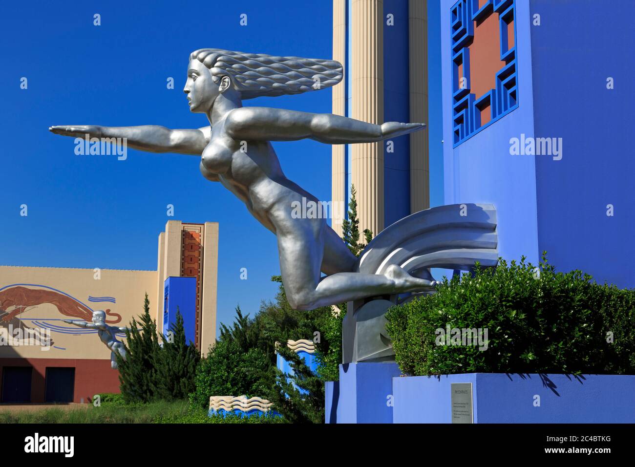 The Contralto Statue, Fair Park, Dallas, Texas, USA Stock Photo