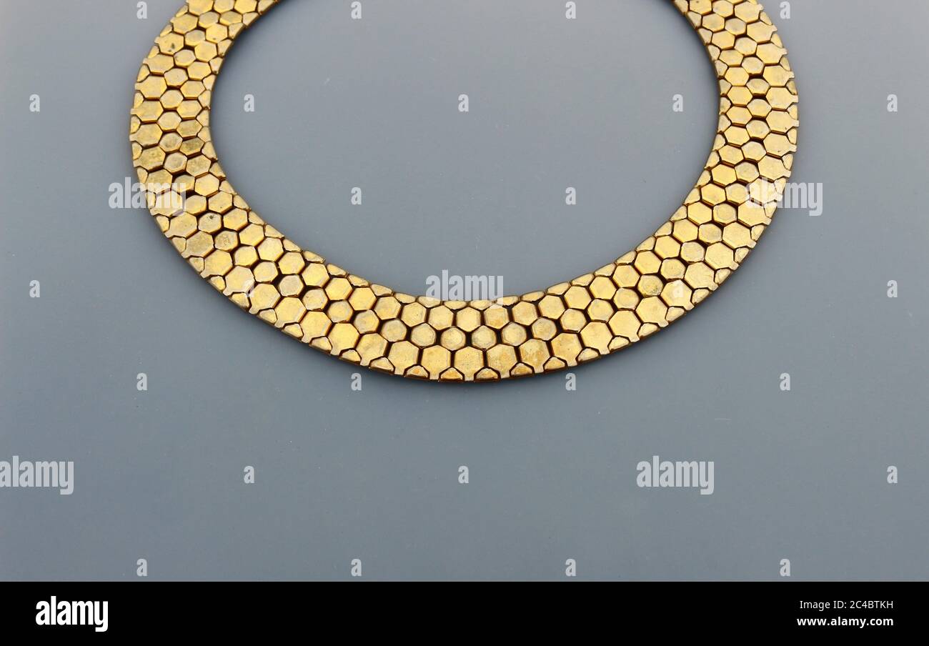 Ginni Gold Tone Silver Choker