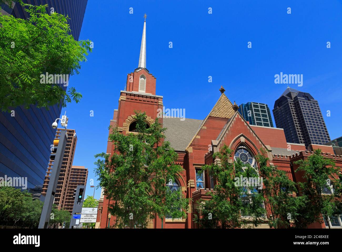 First Baptist Church, Dallas, Texas, USA Stock Photo Alamy