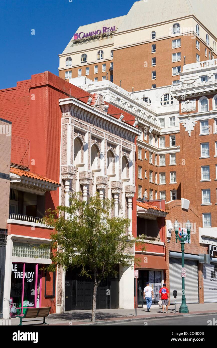El Paso Street,El Paso,Texas,USA Stock Photo Alamy