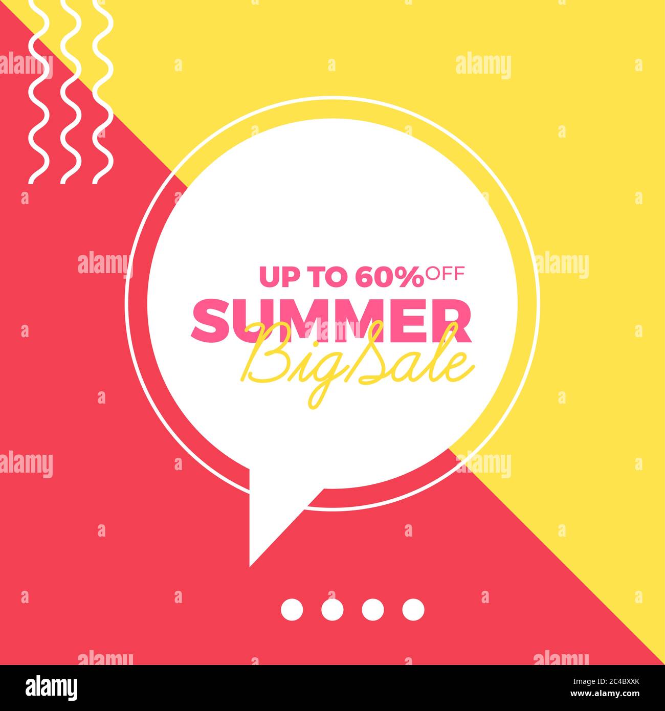 Summer sale poster Stock Vector