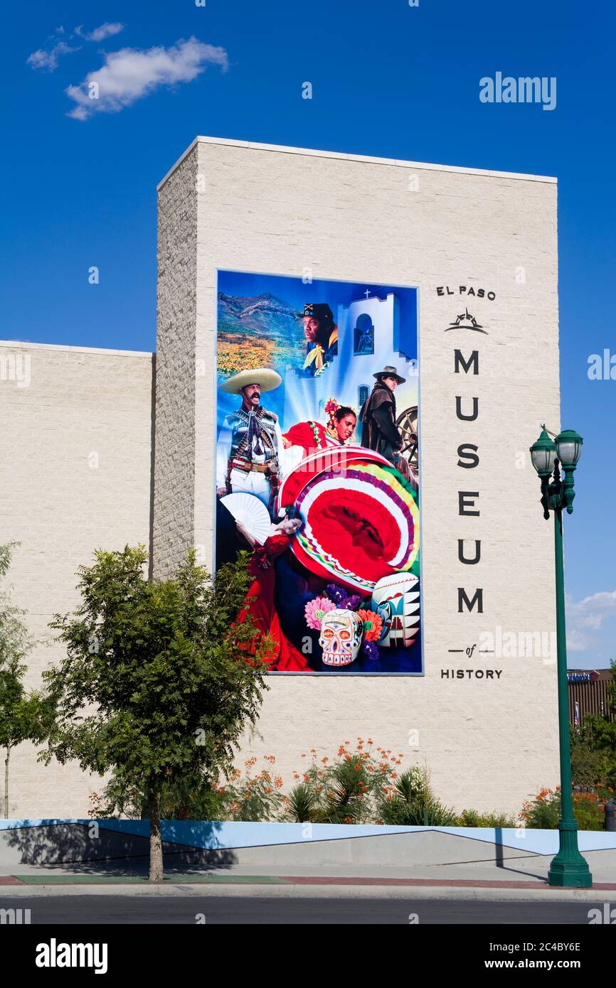 Museum of History,El Paso,Texas,USA Stock Photo