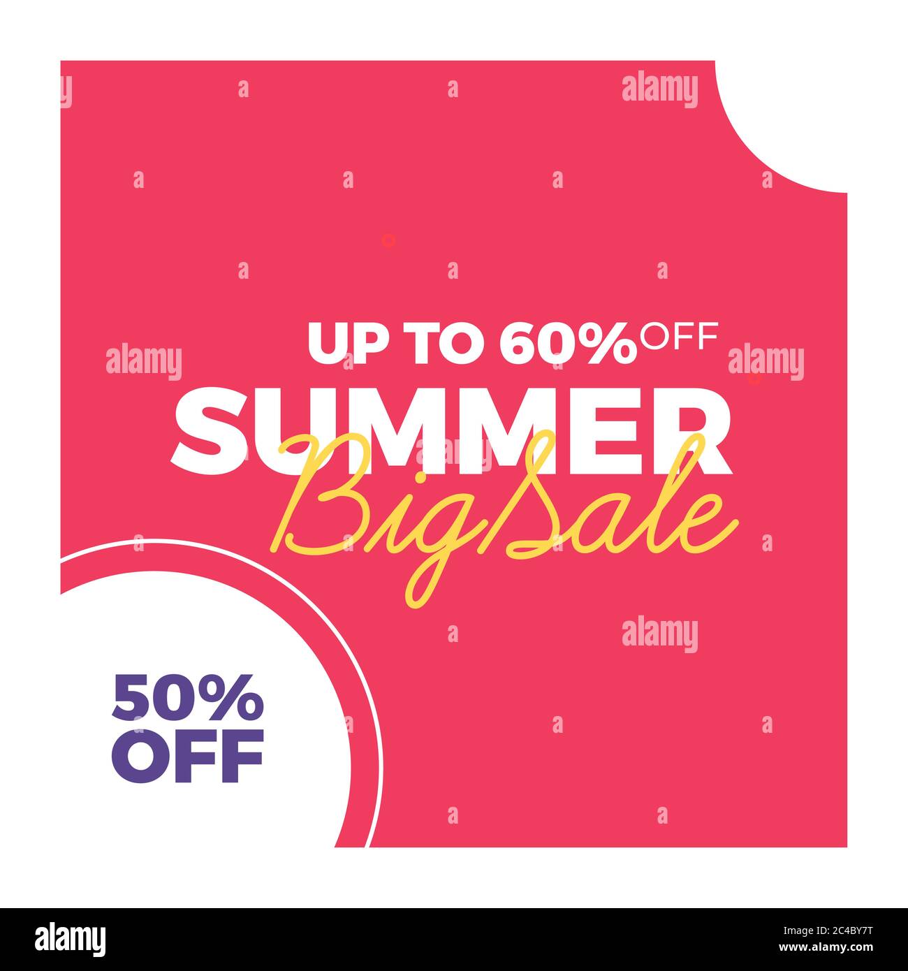 Summer sale poster Stock Vector