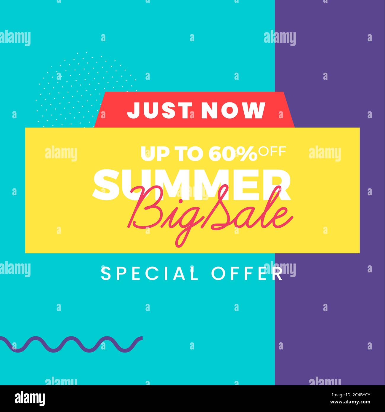 Summer sale poster Stock Vector