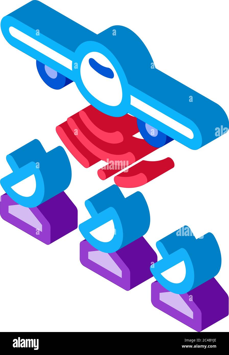 Air traffic control radar antenna Stock Vector Images - Alamy