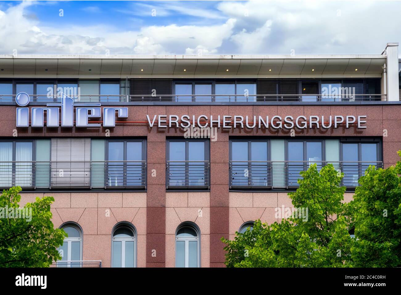 Berlin, Germany, 06/11/2020: The Inter Versicherungsgruppe is a group for financial services and insurance in Germany Stock Photo