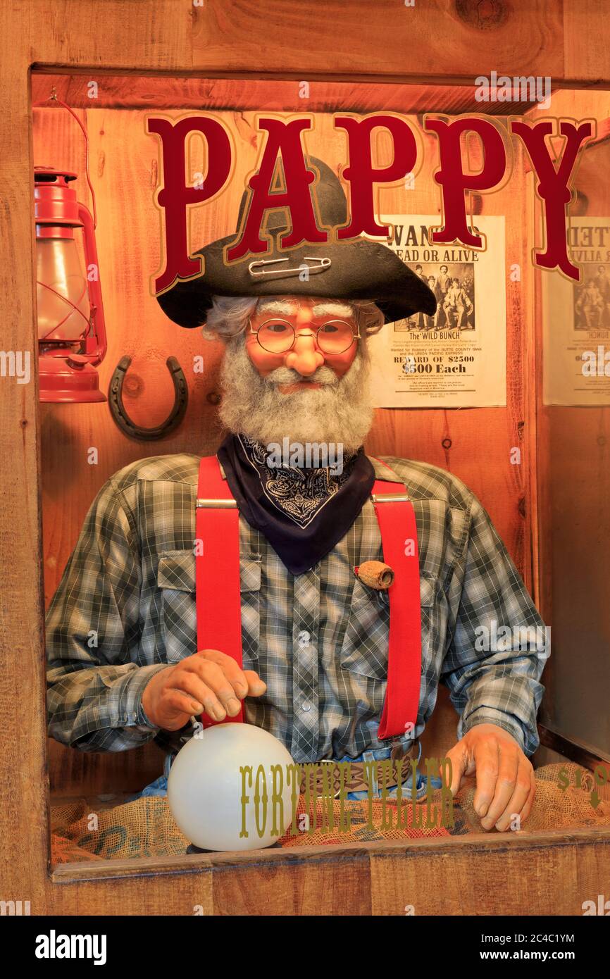 Fortune Teller, Stockyards Station, Fort Worth, Texas, USA Stock Photo