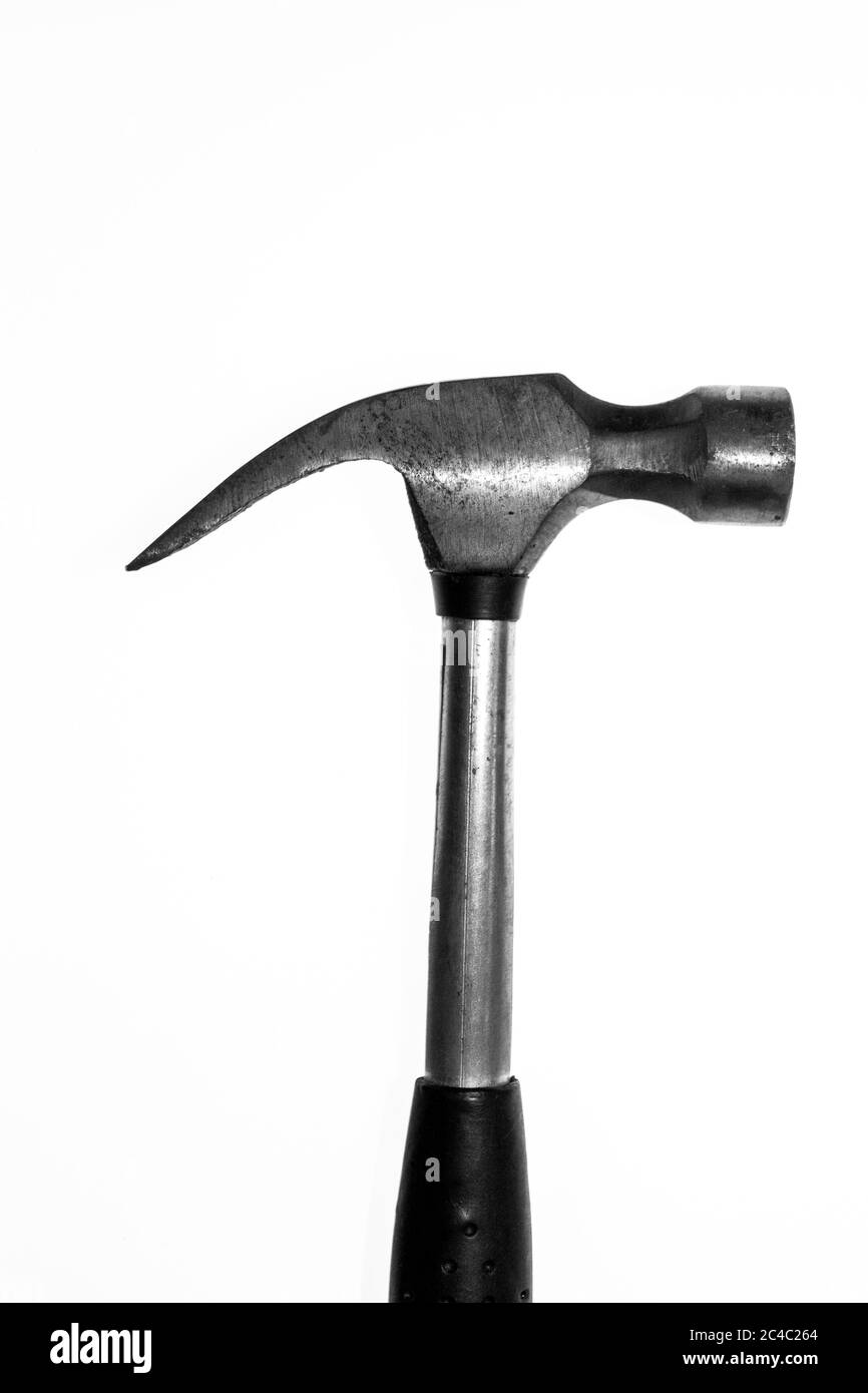 hammer on a white background Stock Photo Alamy
