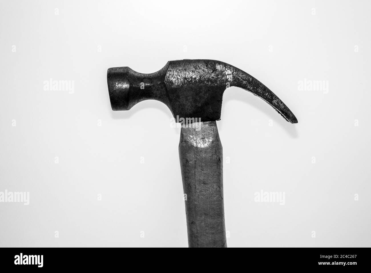 hammer on a white background Stock Photo - Alamy