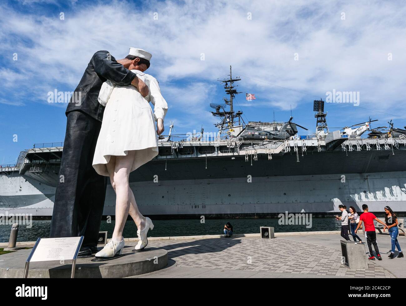 Huge Statue in San Diego Stock Photo Alamy