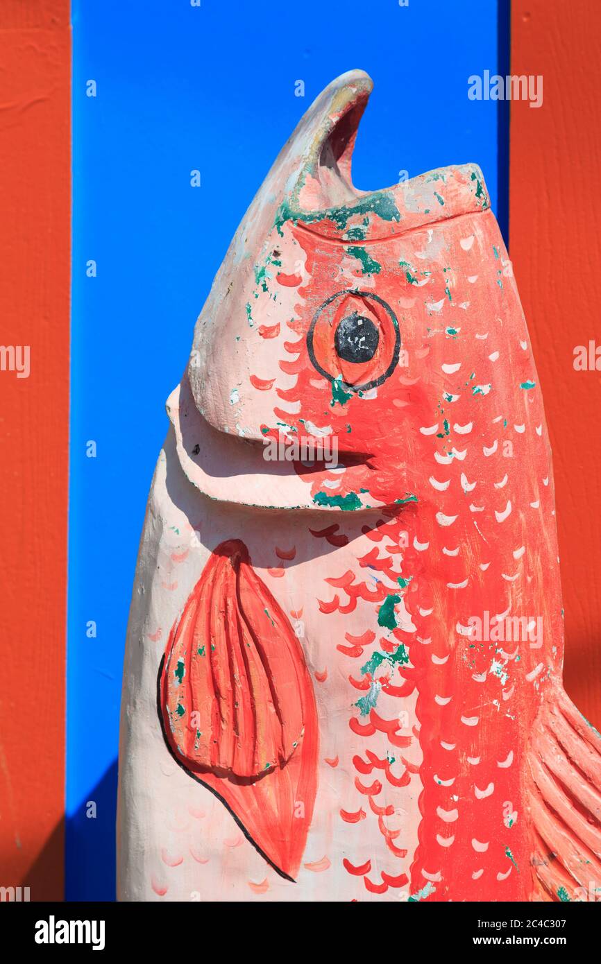 Fish market in Galveston,Texas,USA Stock Photo Alamy