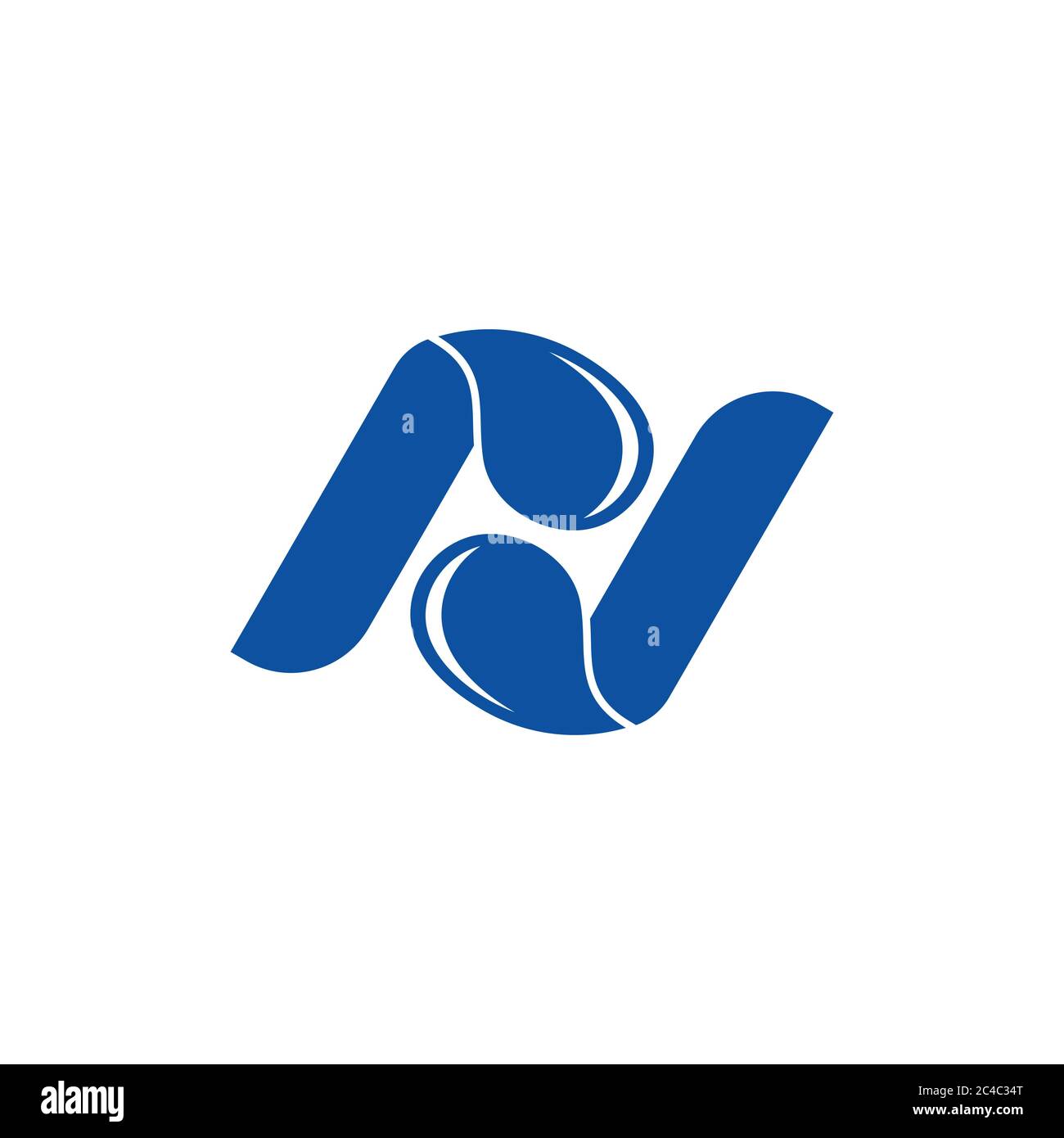 letter rd fresh water drop design logo vector Stock Vector
