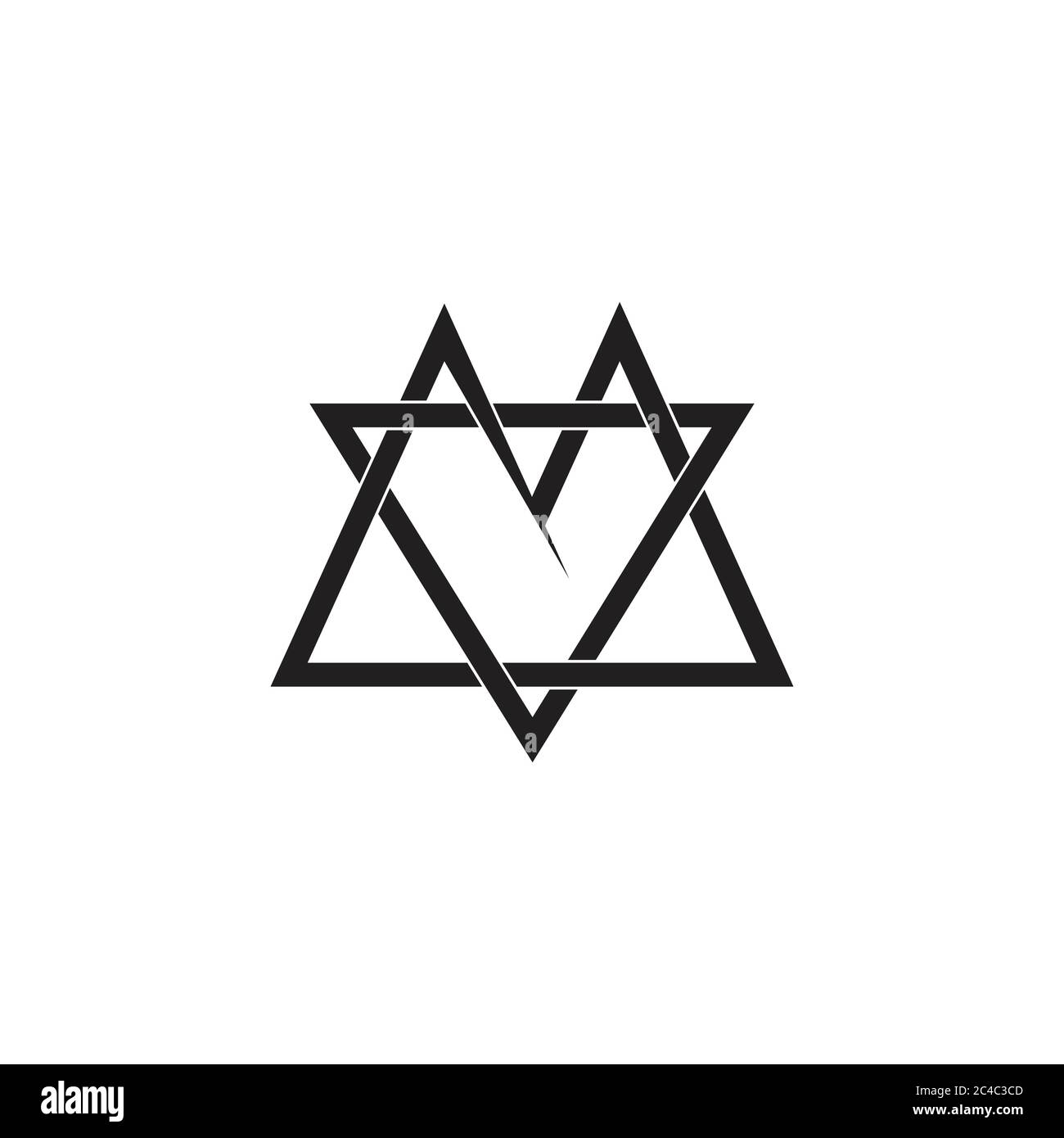 letter mv triangle linked line logo vector Stock Vector Image & Art - Alamy