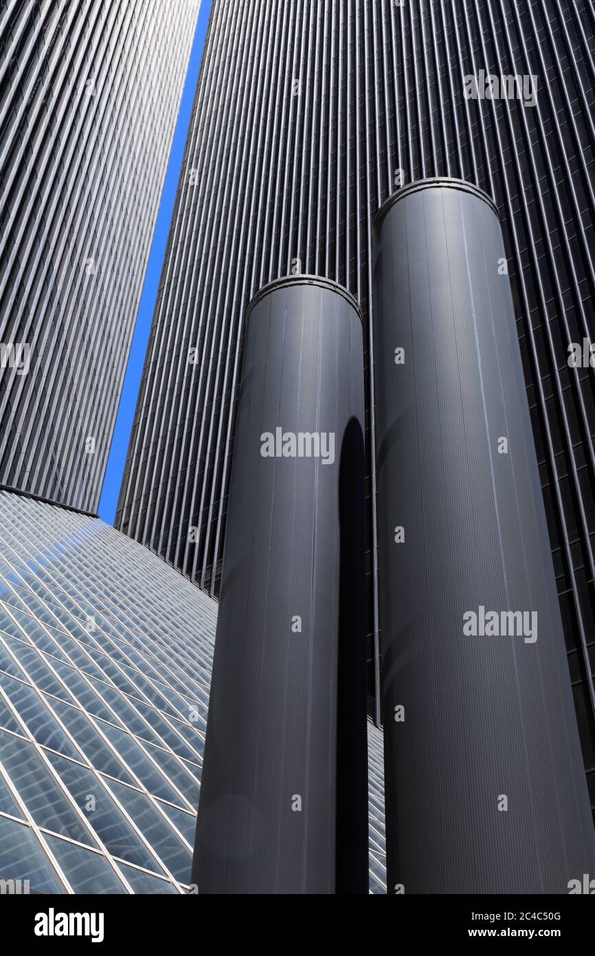 Nations Bank Center (Pennzoil Place),Houston,Texas,USA Stock Photo