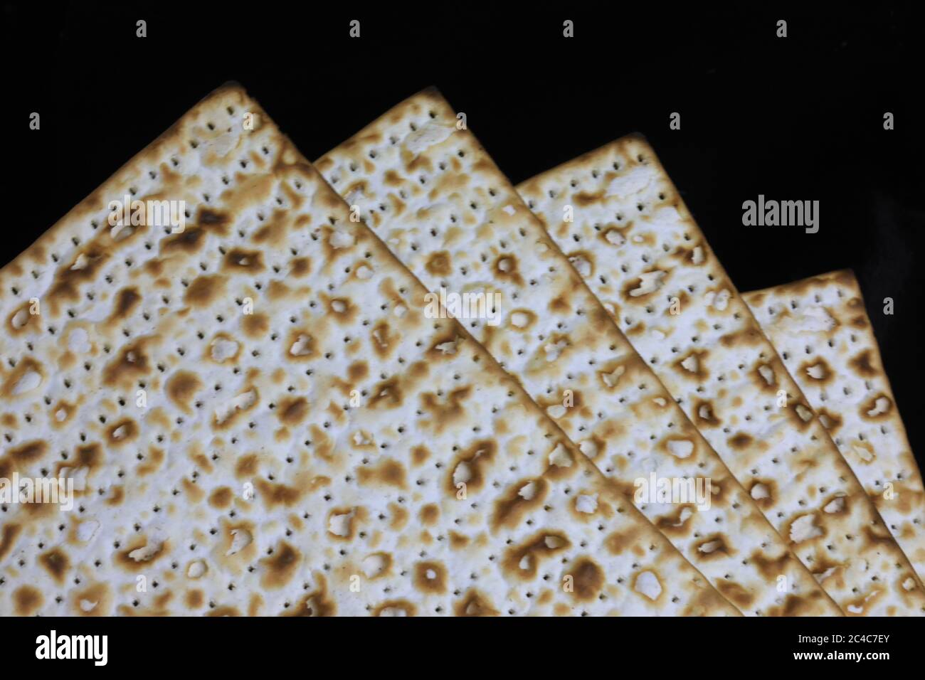 Matzo Flatbread for passover Stock Photo Alamy