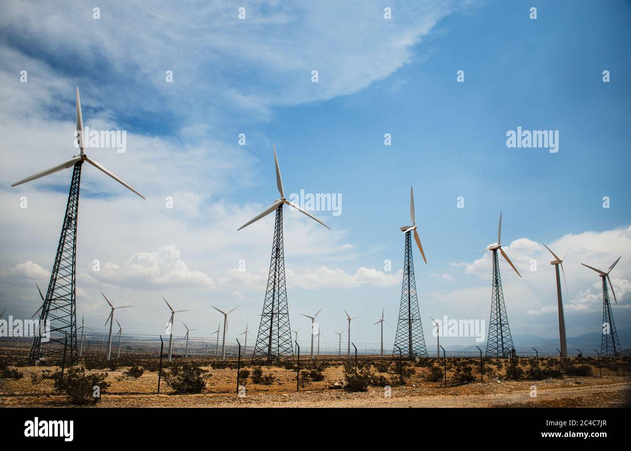 wind turbines in California Stock Photo Alamy