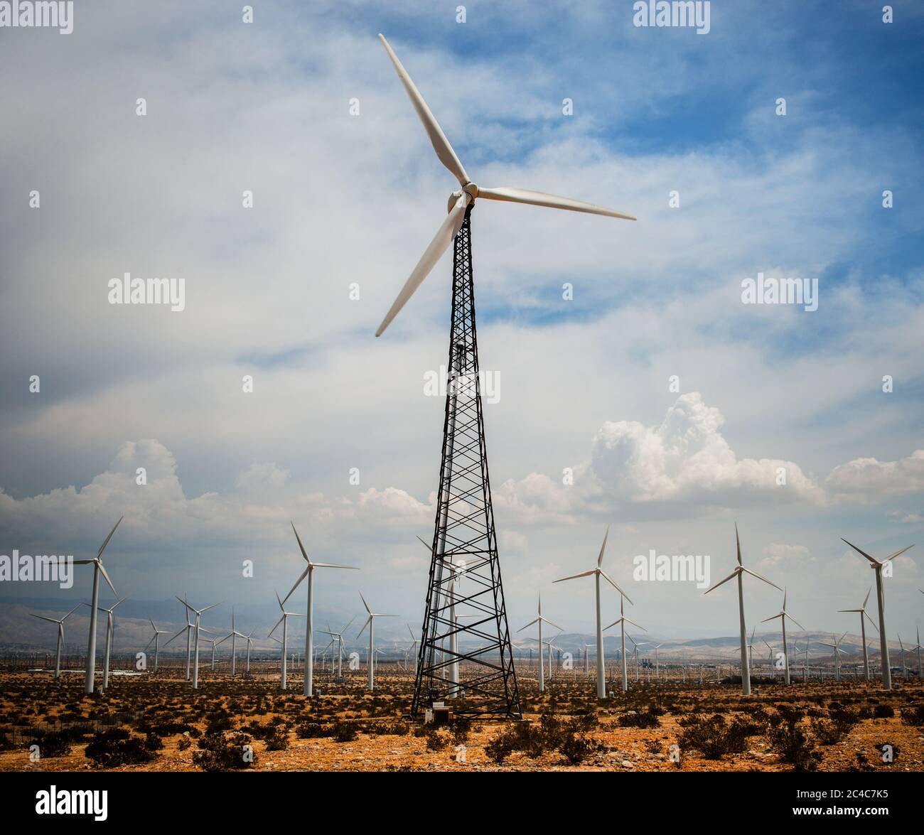 wind turbines in California Stock Photo Alamy