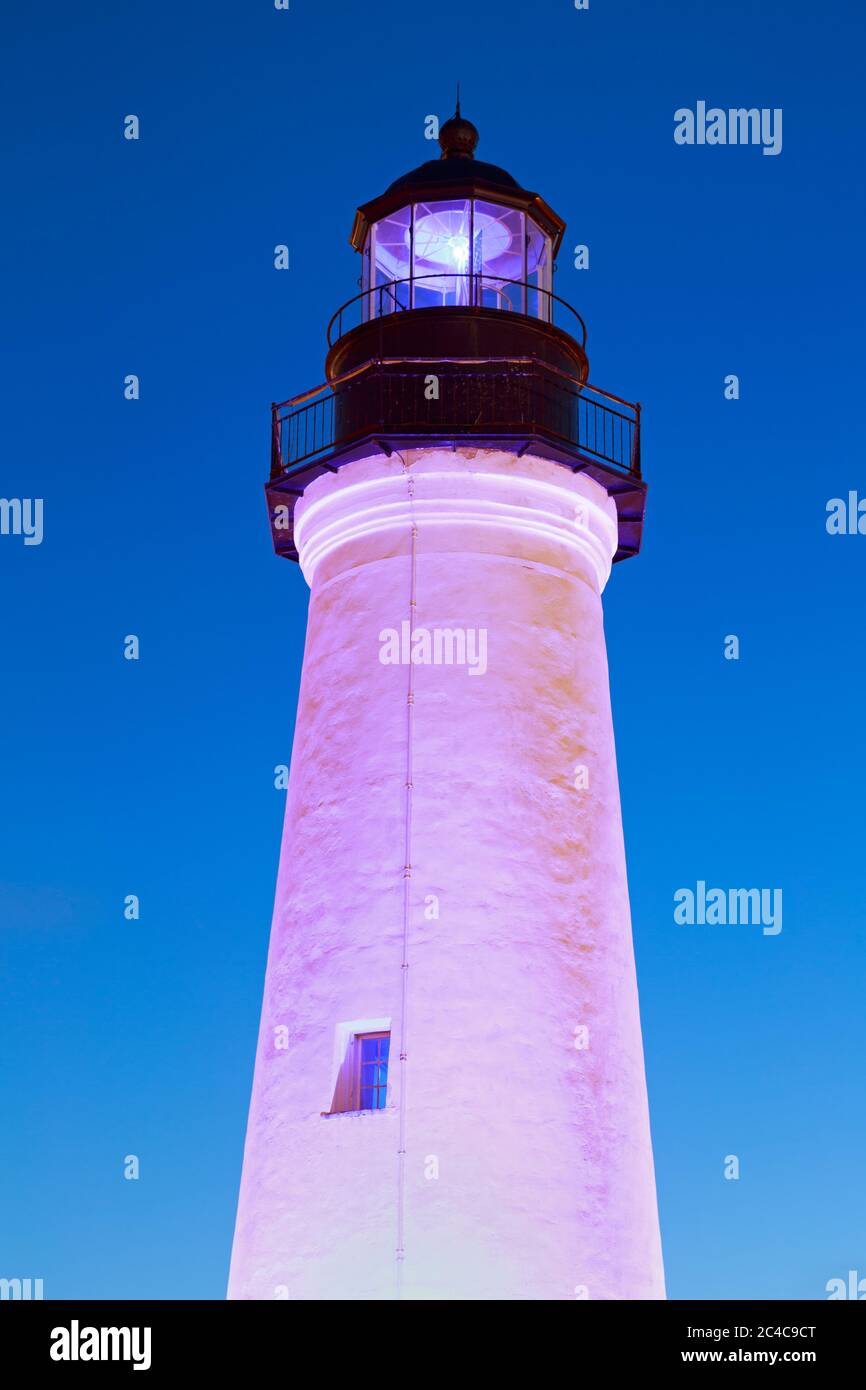 Port isabel lighthouse museum port isabel texas usa stock photo alamy