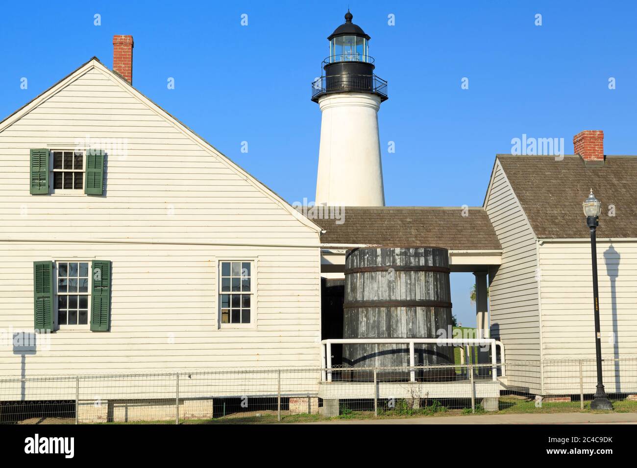 Port isabel lighthouse museum port isabel texas usa stock photo alamy
