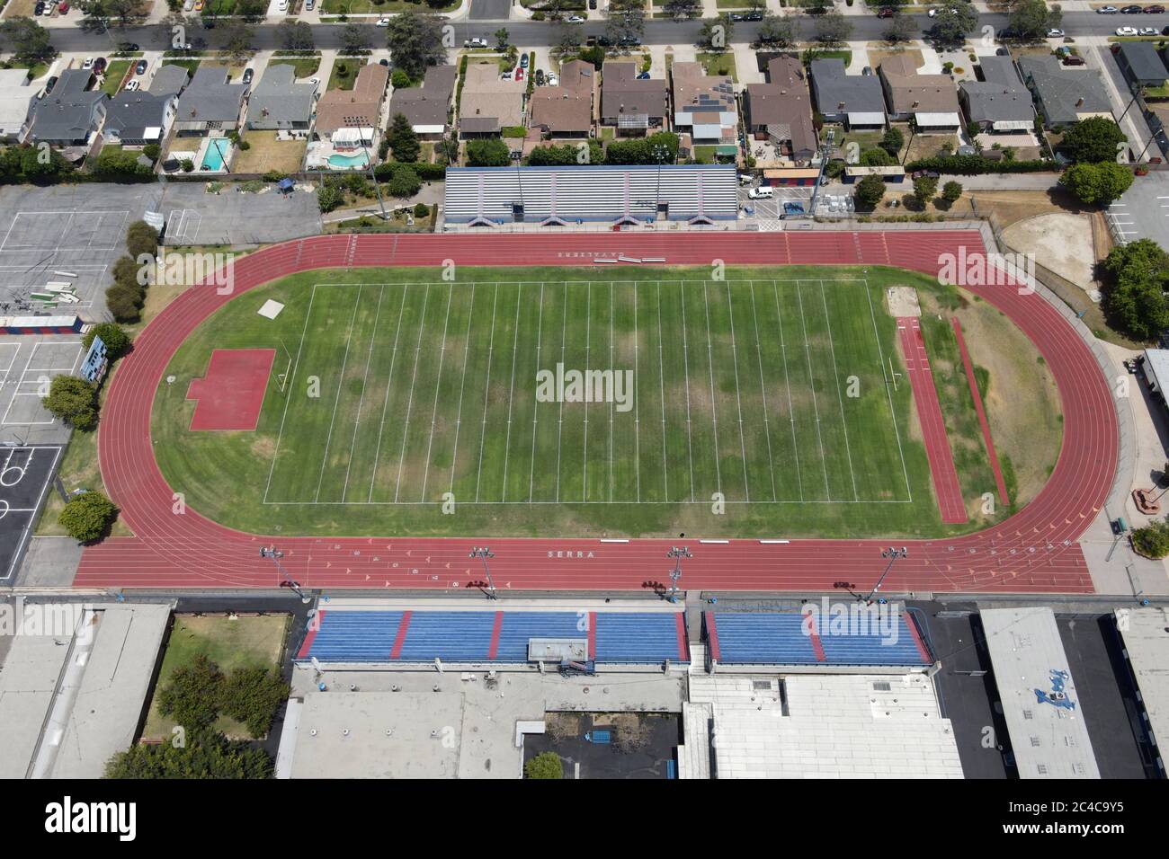 Gardena, United States. 24th June, 2020. A general view of the track
