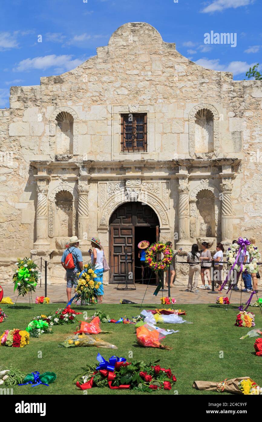 The Alamo,San Antonio,Texas,USA Stock Photo