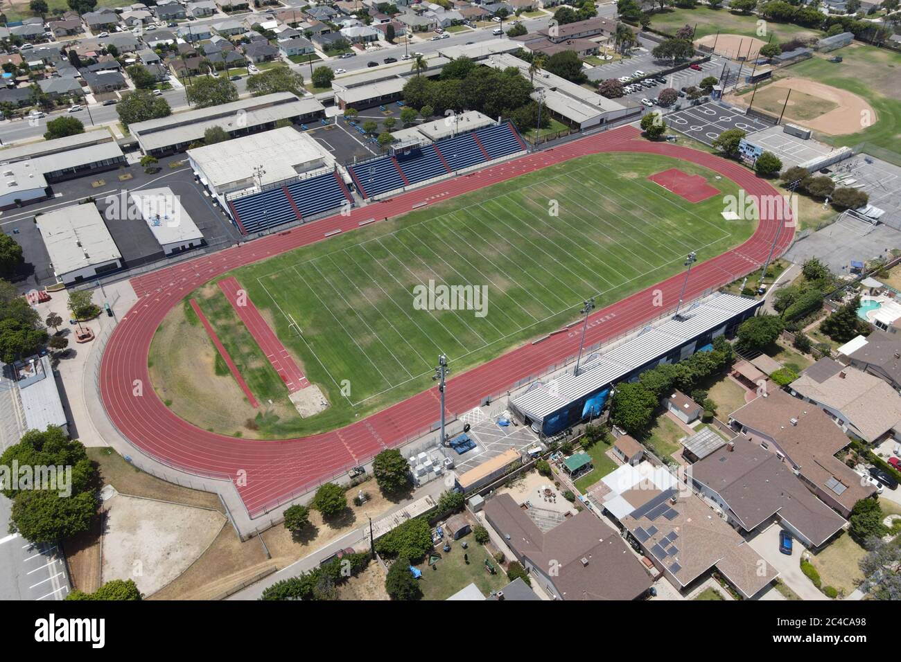 Gardena, United States. 24th June, 2020. A general view of the track