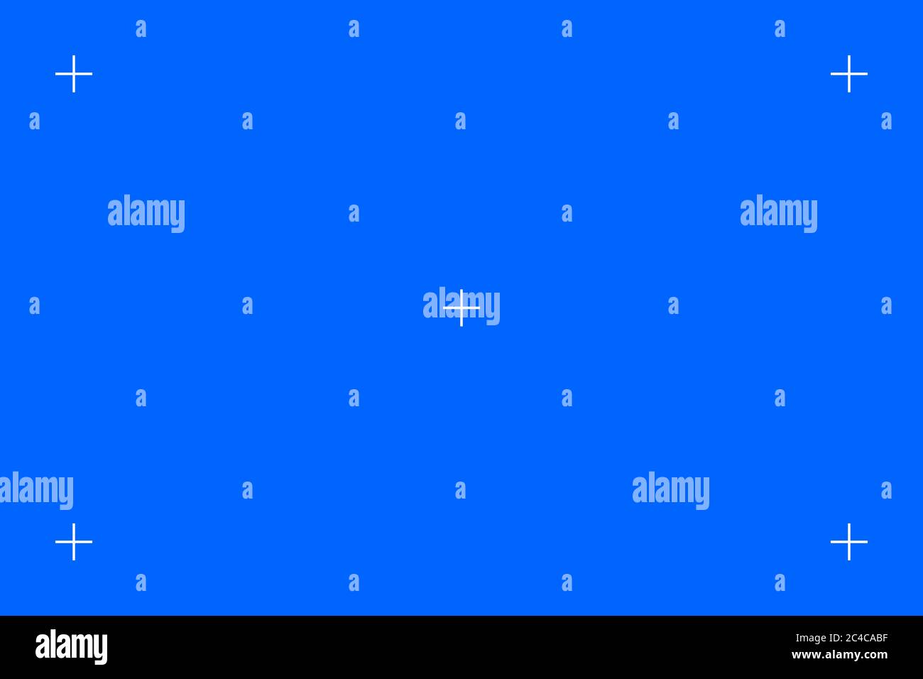 Blue screen chroma key background. Vector illustration Stock Vector