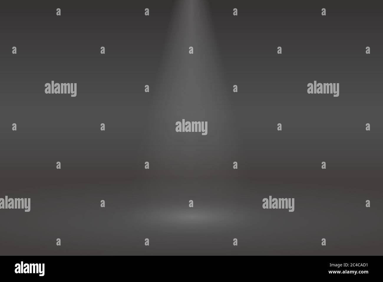 Empty black color studio room with spotlight background Stock Vector ...