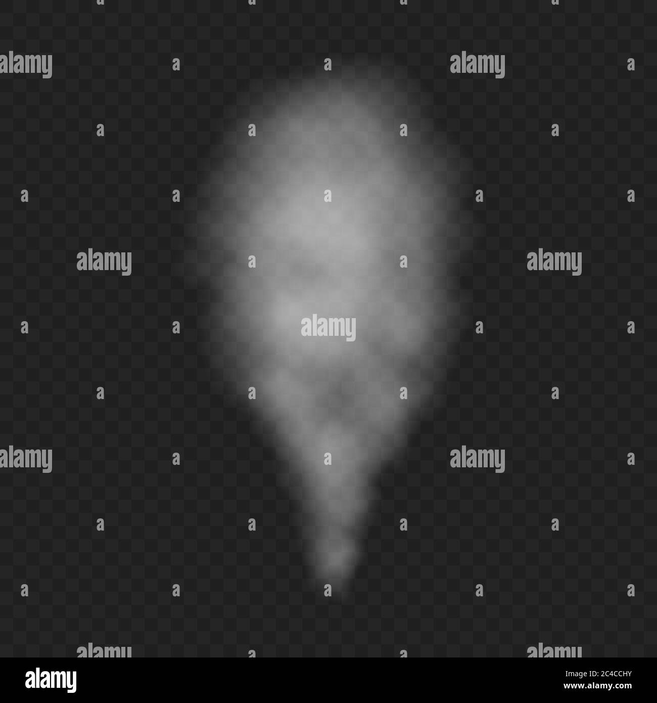 White fog or smoke isolated on transparent background Stock Vector ...